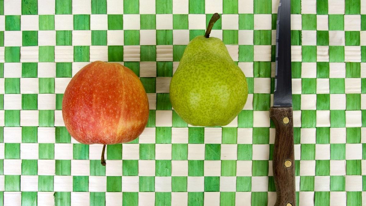 Mere și pere în salate delicioase