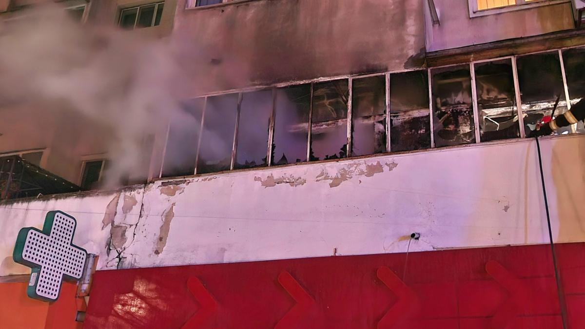 incendiu apartament bloc giurgiu panica locatari