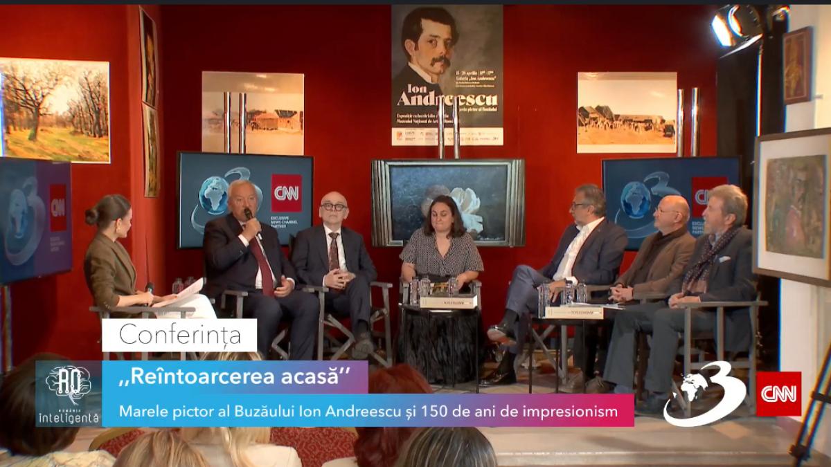 Conferinţa România Inteligentă „Reîntoarcerea acasă’’ - Marele pictor al Buzăului Ion Andreescu și 150 de ani de impresionism