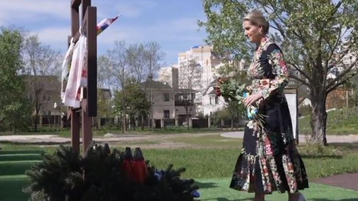 Sophie, ducesa de Edinburgh este primul membru al familiei regale britanice care vizitează Ucraina de la începutul războiului