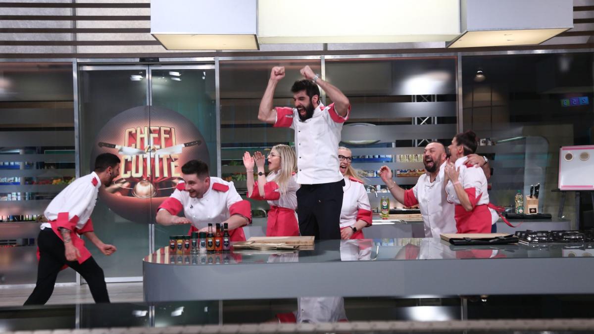 Echipa lui Chef Richard Abou Zaki, învingătoare în ediția de ieri Chefi la cuțite. Chef Ștefan Popescu lansează o amuletă la battle-ul de diseară