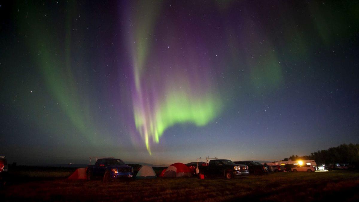 Aurora boreală, vizibilă în mai multe zone ale României