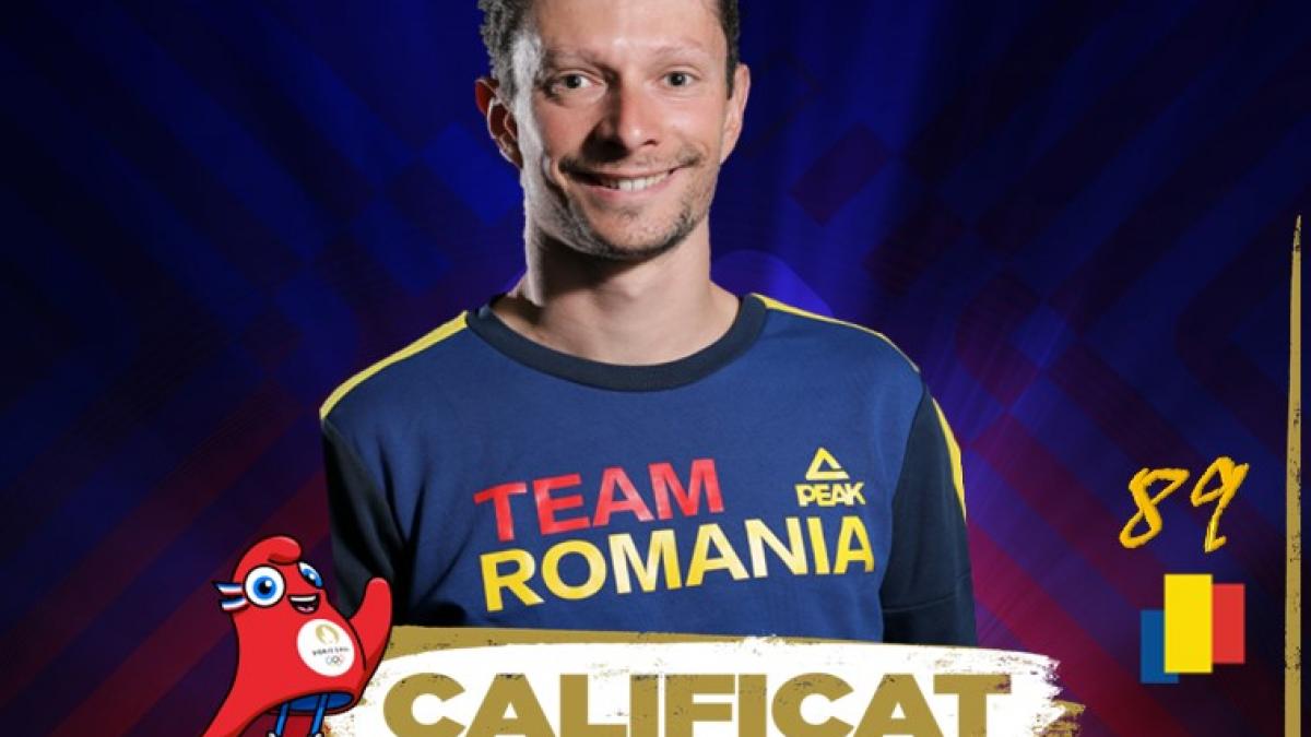 Încă un sportiv român s-a calificat la Jocurile Olimpice Paris 2024