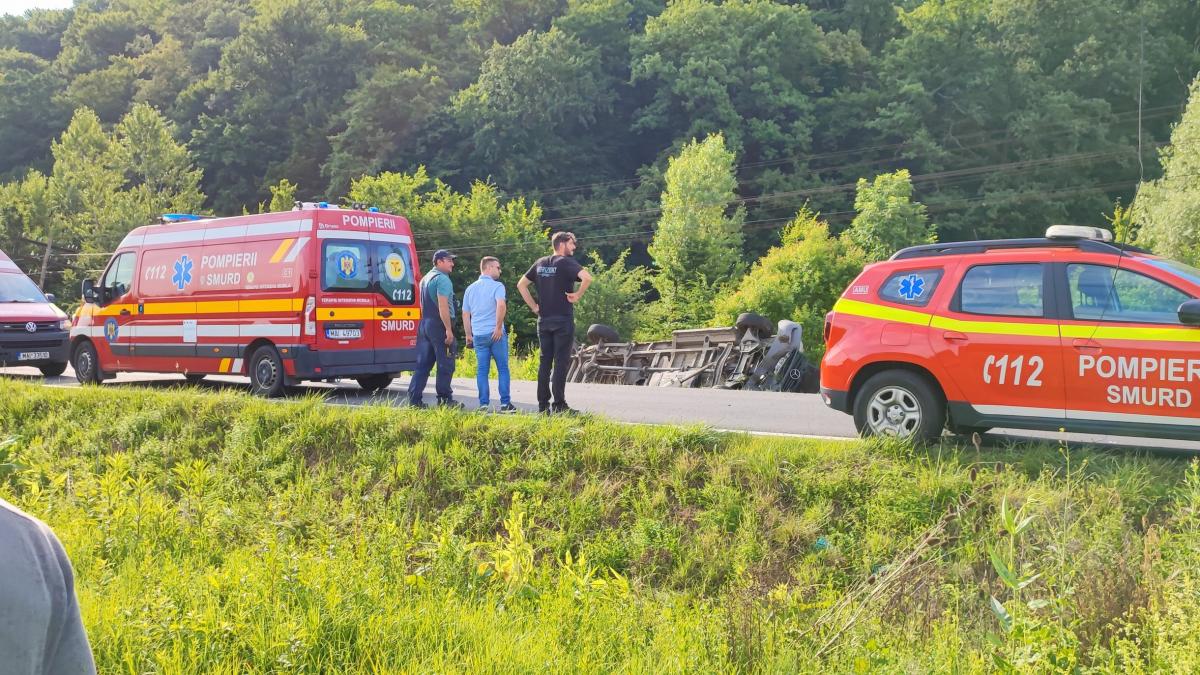 UPDATE Accident cumplit în județul Sălaj. A fost activat planul roșu de intervenție!