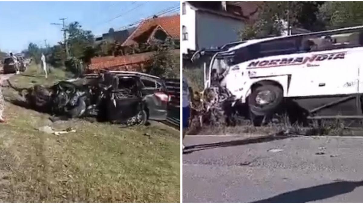 accident autocar dn 67 tomsani judetul valcea