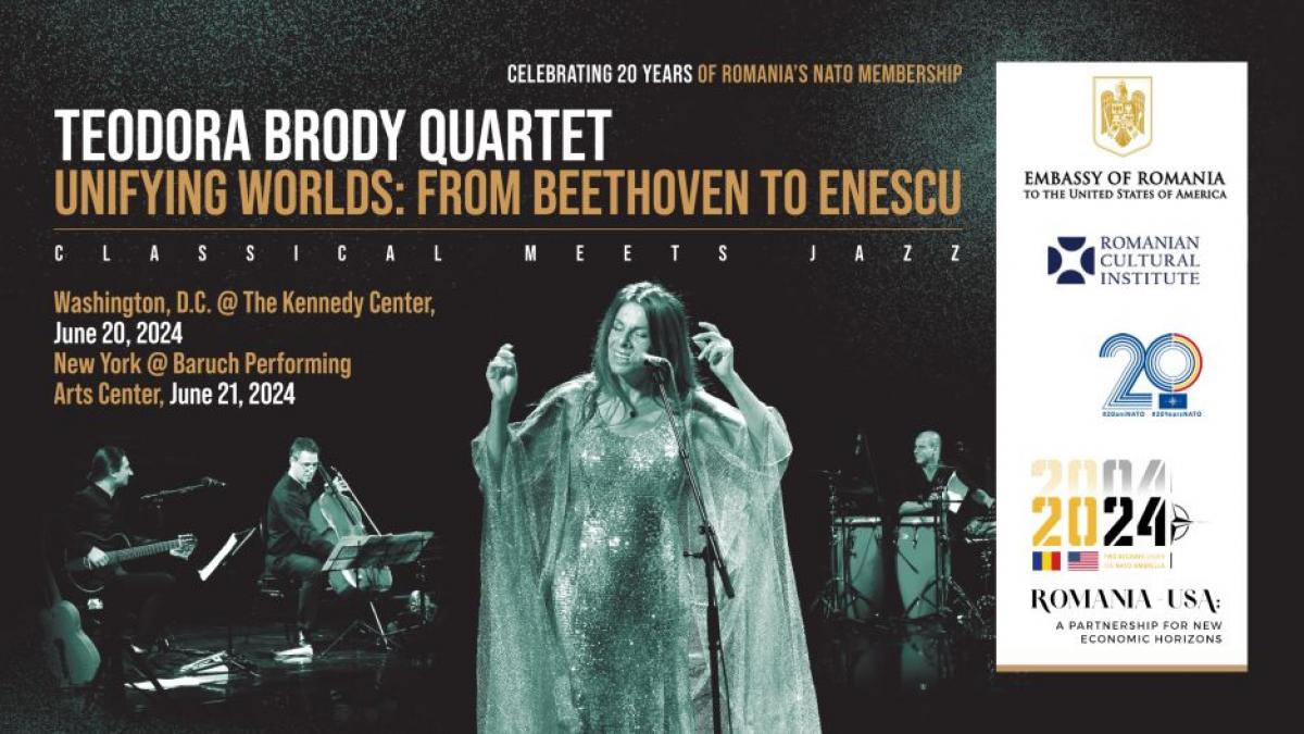 Teodora Brody se întoarce într-un mult așteptat turneu american  în care muzica clasică se întâlnește cu jazz-ul