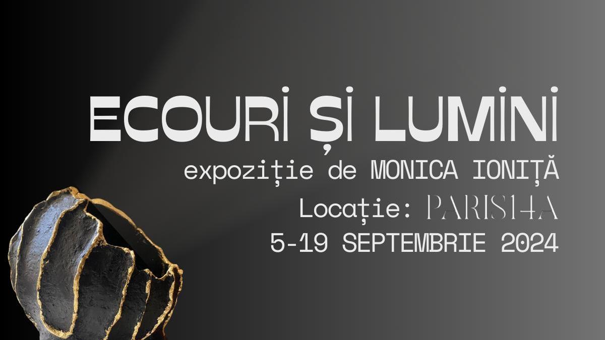 „Ecouri și lumini”:  o expoziție de Monica Ioniță, care reînvie materialele reciclate prin artă