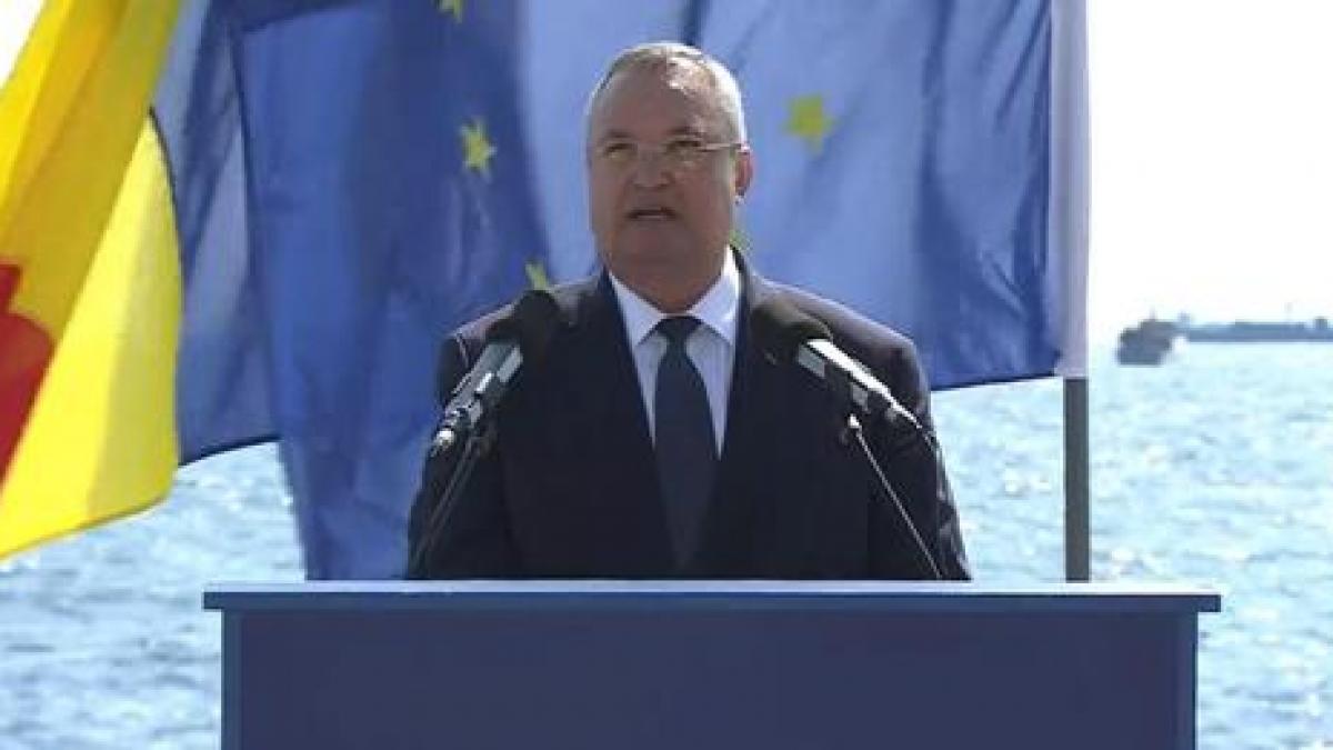 Ciucă, la Ziua Marinei: La mică distanță de aici se aude sunetul războiului