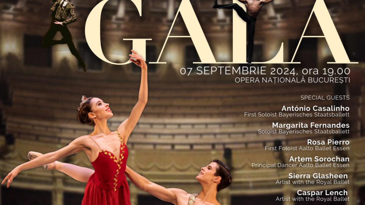 STARS BALLET GALA aduce stele ale baletului internațional pe 7 septembrie la Opera Naţională Bucureşti