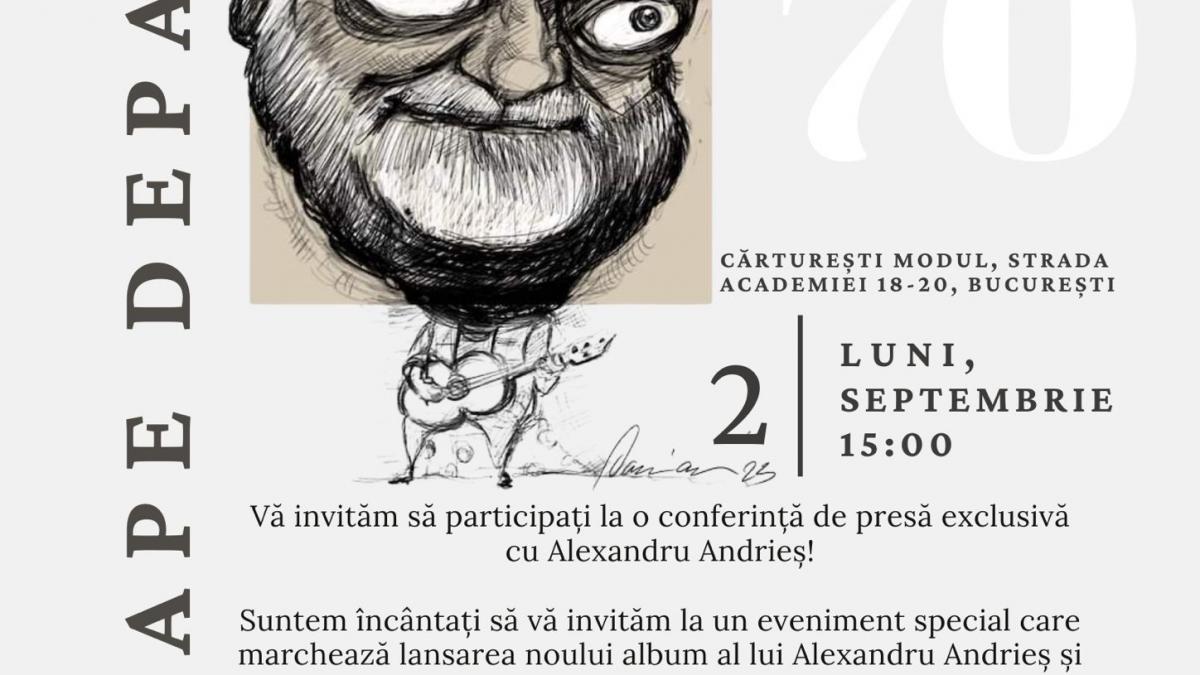 Conferință de presă aniversară Alexandru Andrieș – la Cărturești Modul
