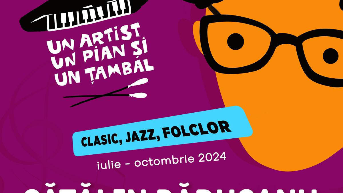 Cătălin Răducanu revine în septembrie cu a doua ediție a turneului Un artist, un pian şi un țambal