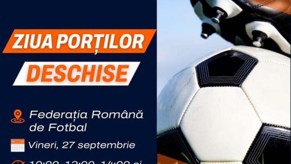 Porți deschise la Federația Română de Fotbal pentru pasionații de sport