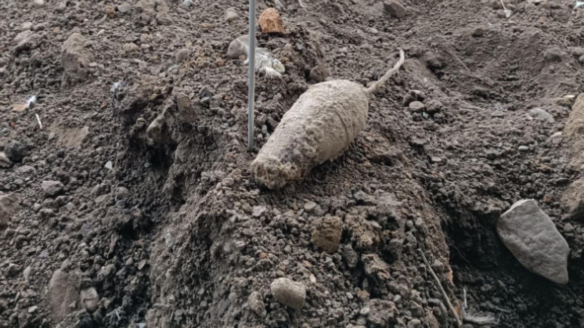 Proiectile şi muniţie de infanterie, descoperite în Alba