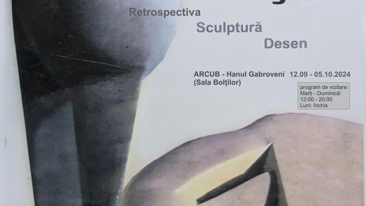 Expoziția „Retrospectiva Doru Drăgușin”, din 12 septembrie, la ARCUB – Hanul Gabroveni