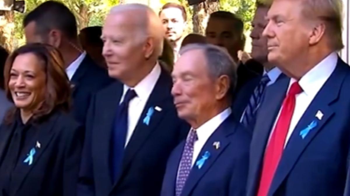 aparitie rara biden trump harris new york comemorare victime 11 septembrie atentat