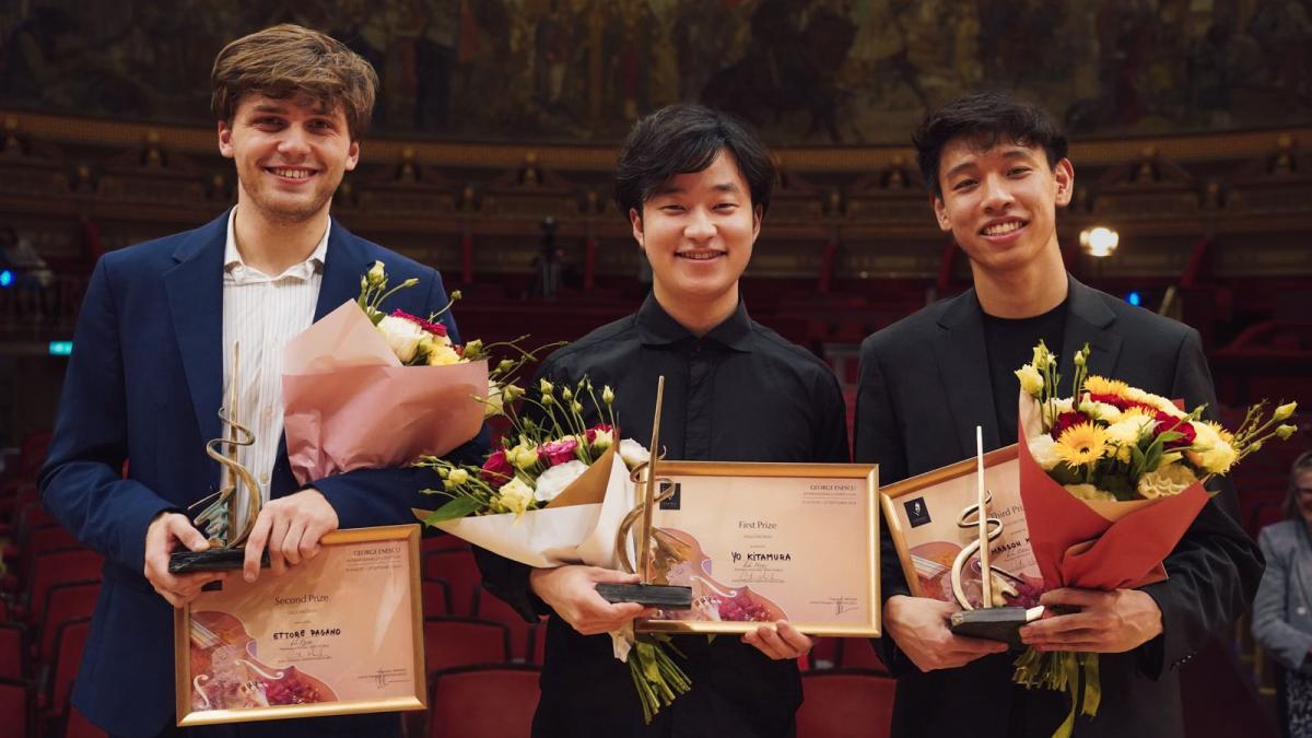 Yo Kitamura din Japonia câștigă Concursul Internațional George Enescu 2024, Secțiunea Violoncel