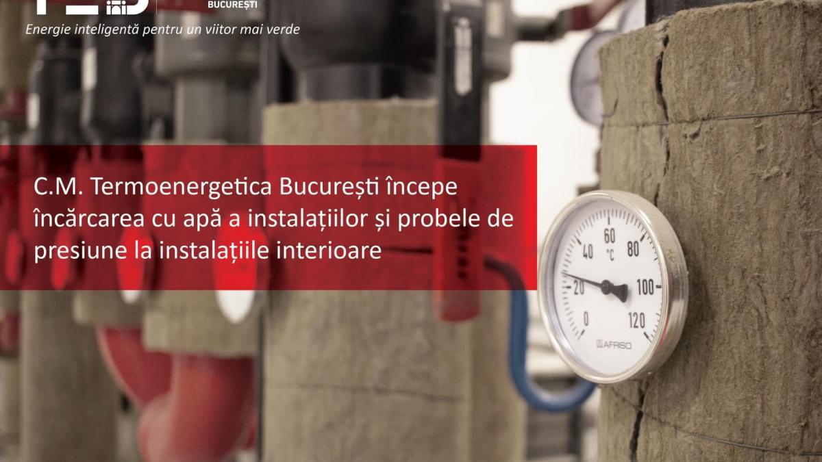 Termoenergetica începe astăzi probele de presiune pentru sezonul de iarnă