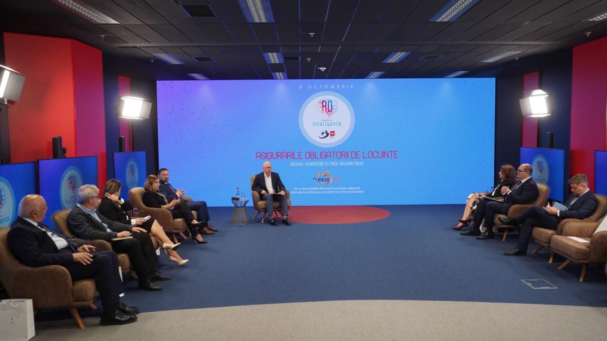 Conferința Națională România Inteligentă. Asigurările obligatorii de locuințe: Soluția esențială pentru protecția împotriva dezastrelor naturale în România