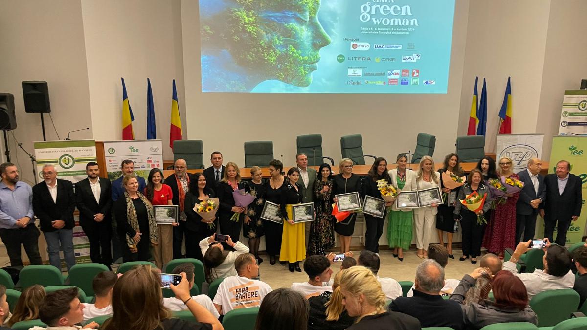 Lavinia Șandru: Mai mult ca niciodată este nevoie să ne gândim la semenii noștri. 12 femei remarcabile premiate la Gala Green Woman 2024