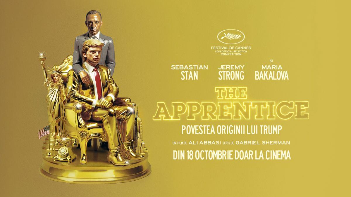 Unul dintre cele mai controversate filme ale anului, The Apprentice – Povestea originii lui Trump, va putea fi văzut de vineri în peste 60 de cinematografe din țară