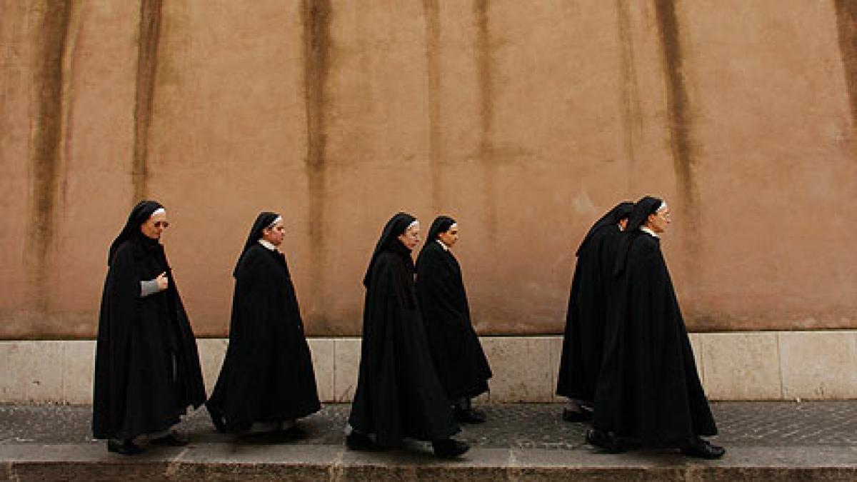 Man disguised as a nun to get money from someone else