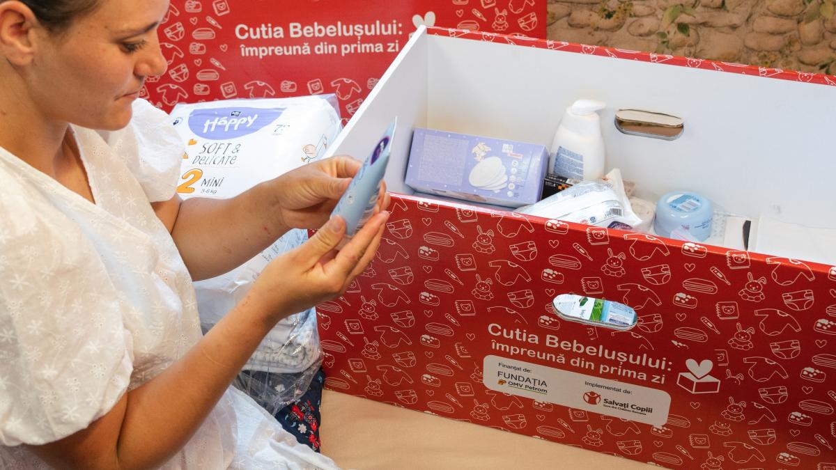 Cutia Bebelușului - pătuț pentru 95% dintre copiii familiilor sărace 