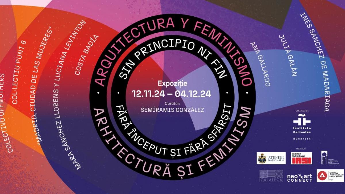 Expoziția „Arhitectură și feminism. Fără început și fără sfârșit”,  la Baia Turcească din Iași