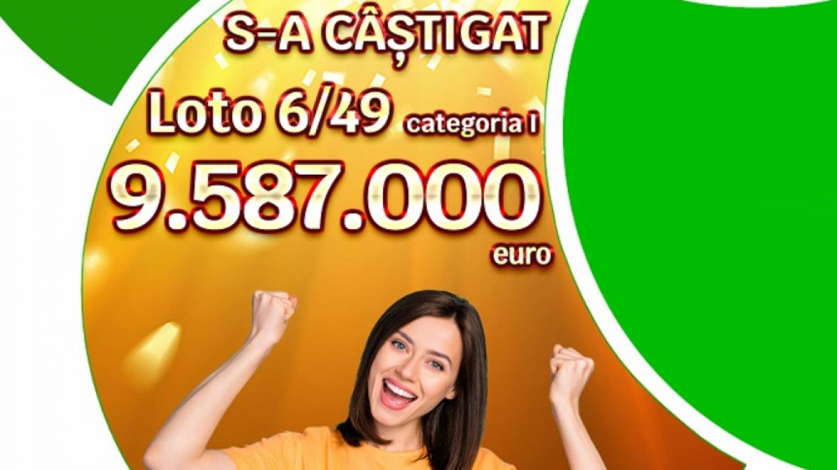 S-a câștigat marele premiu la Loto 6/49, în valoare de peste 9,58 milioane de euro