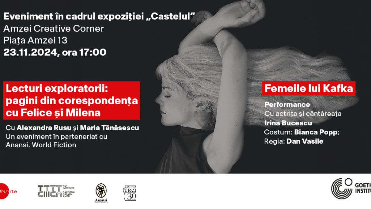 „Femeile lui Kafka”: lecturi exploratorii din paginile de corespondență kafkiană cu Milena și Felice și performance al actriței Irina Bucescu