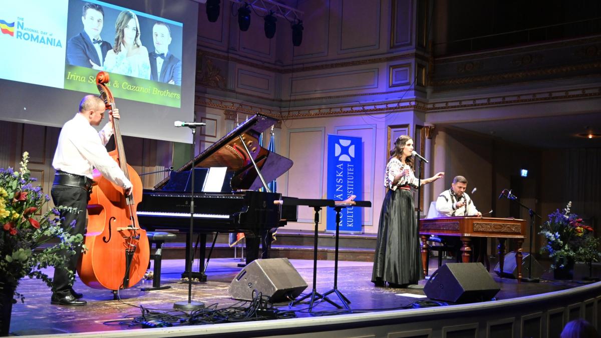 Irina Sârbu și Frații Cazanoi, în concert extraordinar de Ziua Națională a României la Stockholm