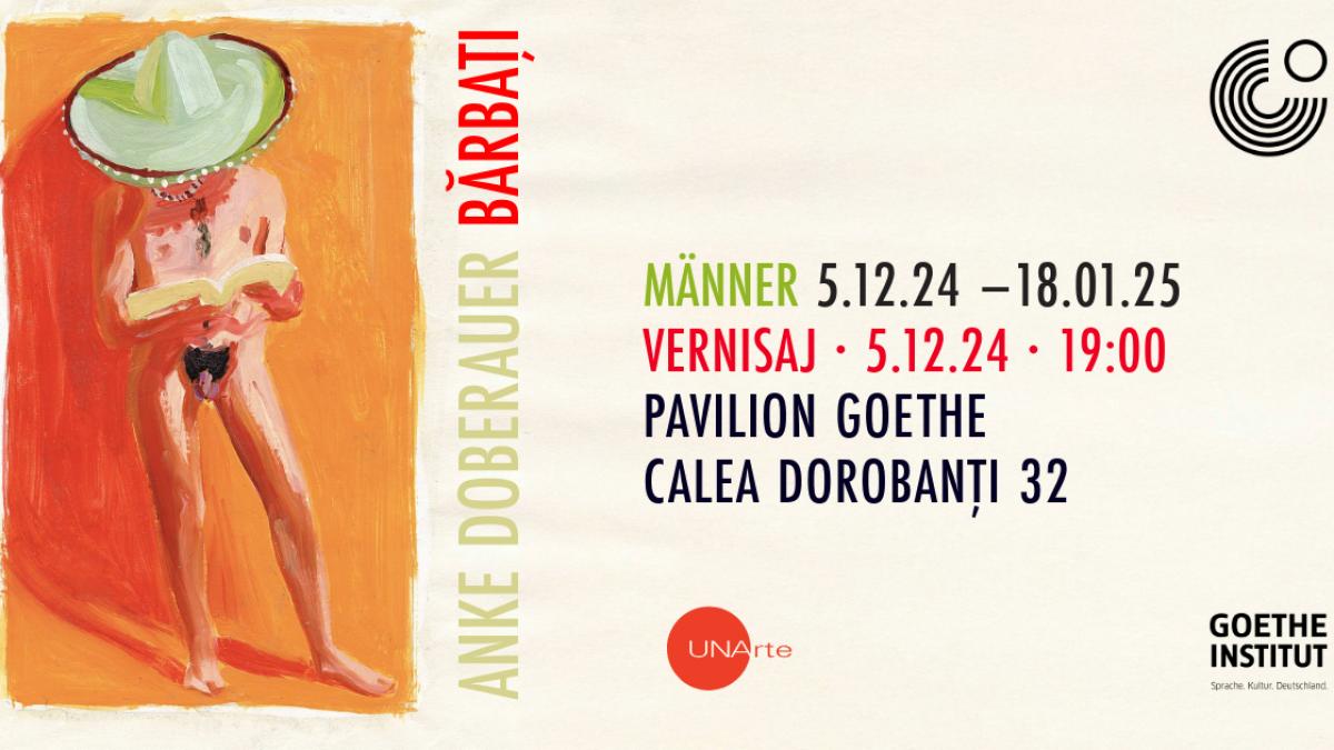 Vernisaj | Expoziția „ Bărbați” a artistei germane Anke Doberauer:  22 de tablouri ce inversează raportul artist-model