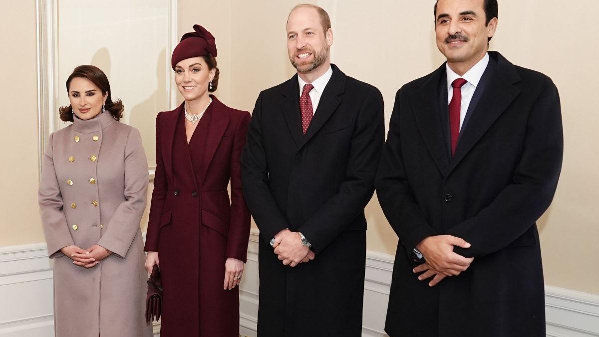 Catherine, prințesa de Wales, alături de familia regală la vizita de stat a Emirului Qatarului în Regatul Unit