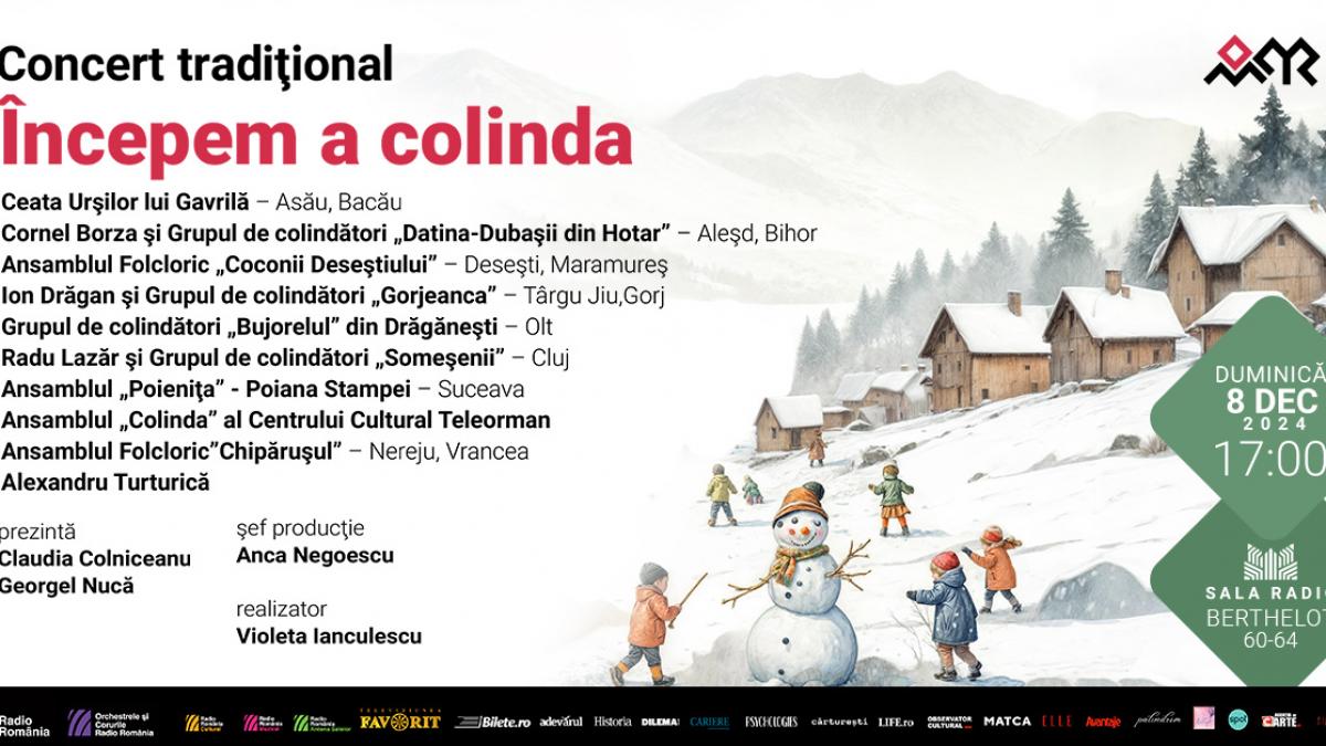 5 concerte extraordinare de Crăciun la Sala Radio