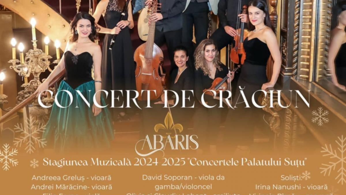 „CONCERT DE CRĂCIUN ABARIS”, la Palatul Suțu