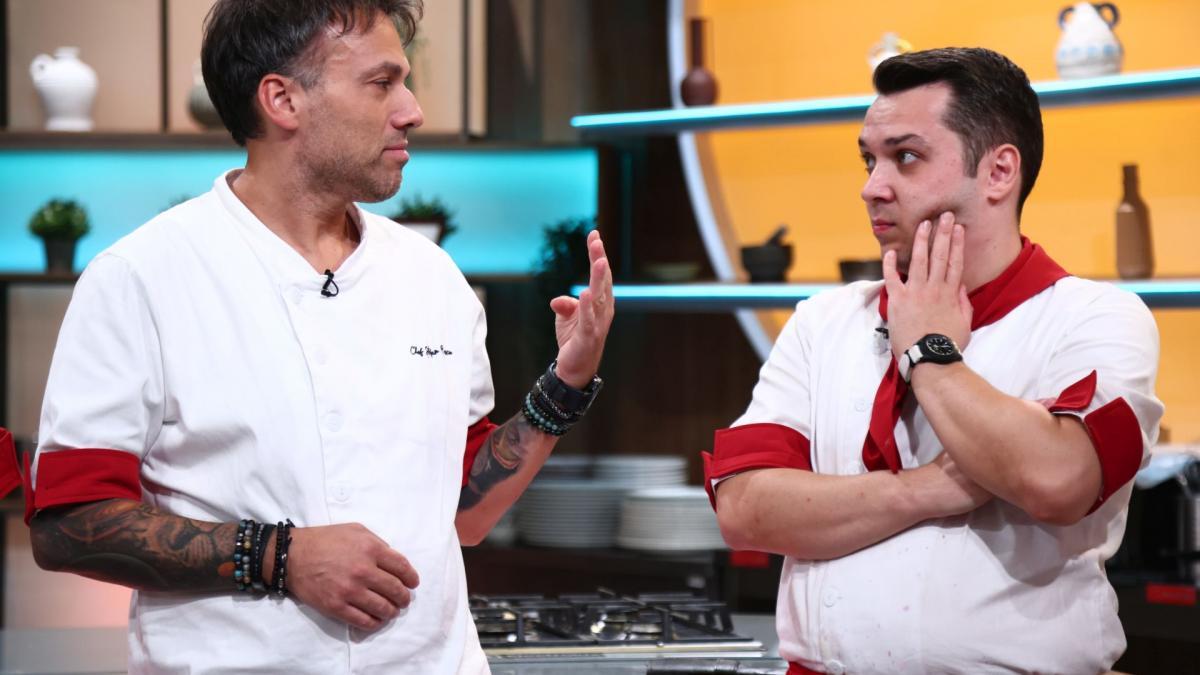 Emoții copleșitoare aseară, la Chefi la cuțite, pentru Michele Răduță: cu un punctaj eliminatoriu la proba individuală, concurentul a fost salvat de Chef Richard Abou Zaki