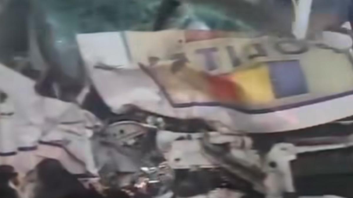 imagini video impact accident devastator trei politisti raniti grav borsa