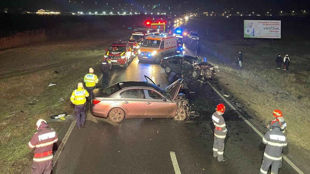 Drumul morții: Accident cu patru răniți, printre care un copil de 7 ani, în comă, pe DN 25, în județul Galați