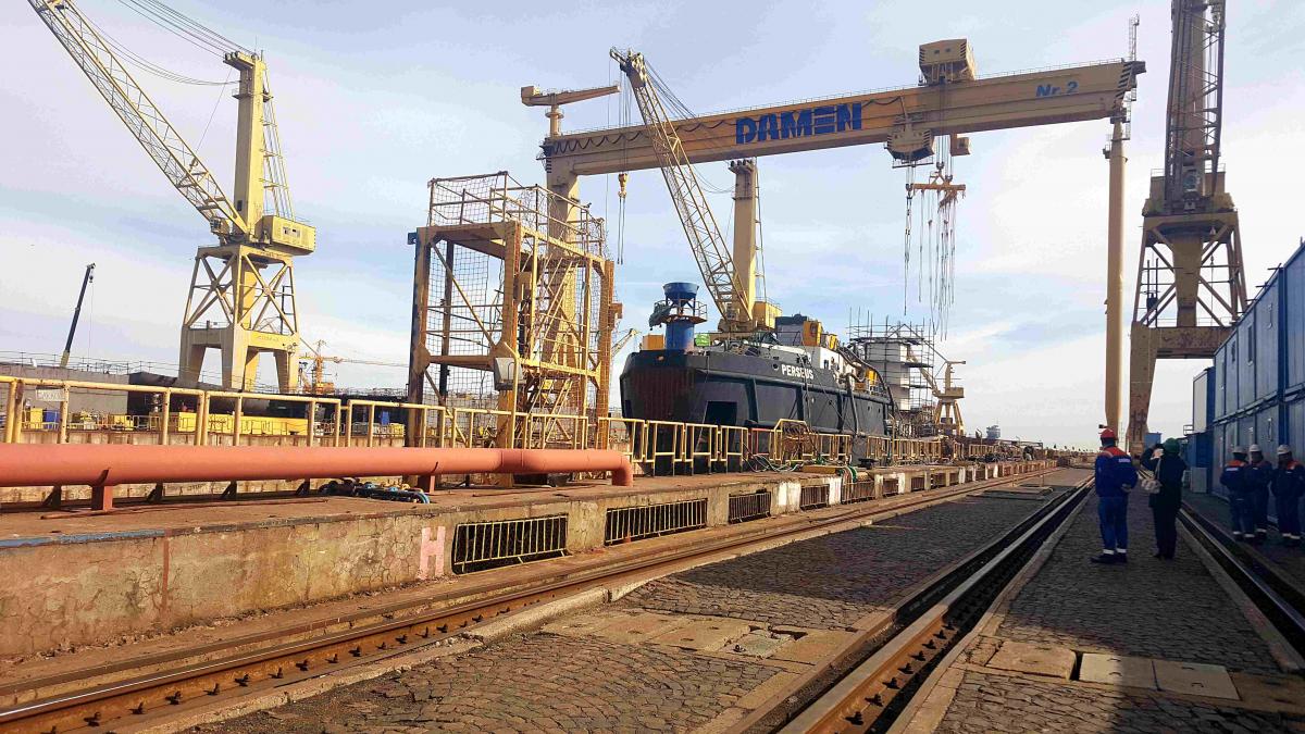Șantierul naval de la Mangalia pierde cel mai mare atu: forța de muncă. Damen gonește muncitorii, în loc să înceapă un contract uriaș
