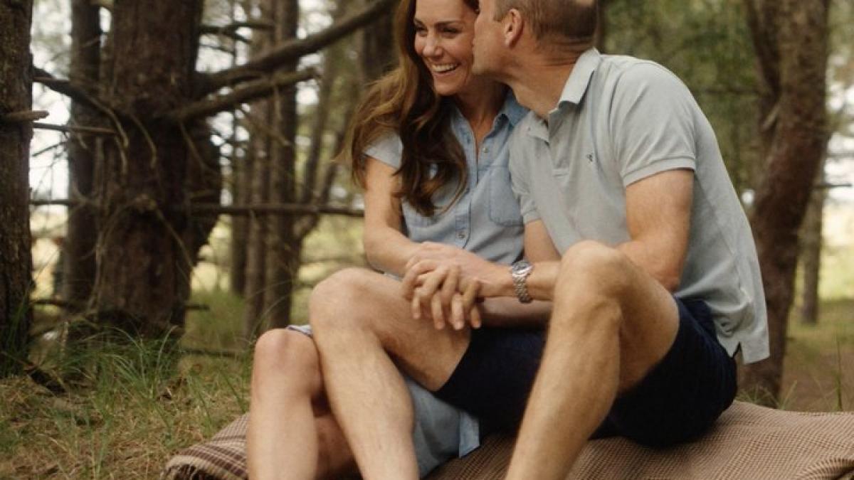 Prințul William și Kate au marcat Ziua Sfântului Valentin prin publicarea unei fotografii romantice