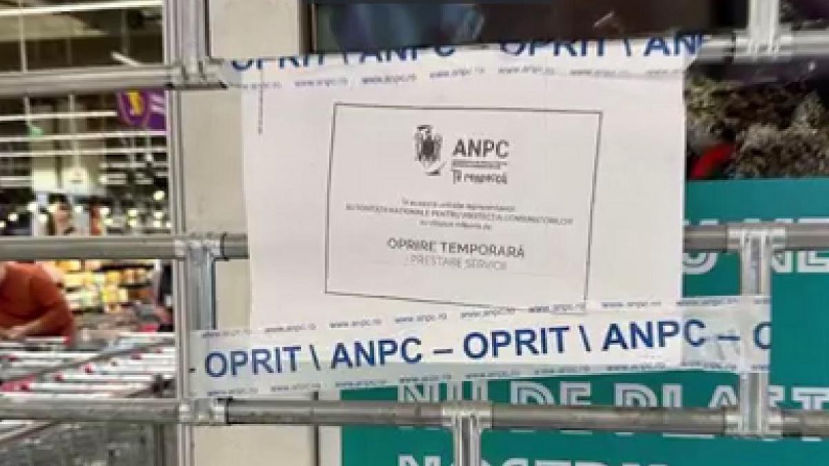 control anpc inchis restaurante carrefour mall baneasa