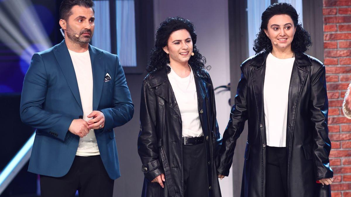 Pepe, față în față cu Pepe, pe scena Te cunosc de undeva! Bianca și Cristina, cea mai dificilă provocare de până acum: „Ne transformăm în Pepe, care se uită la noi și e o presiune foarte mare”