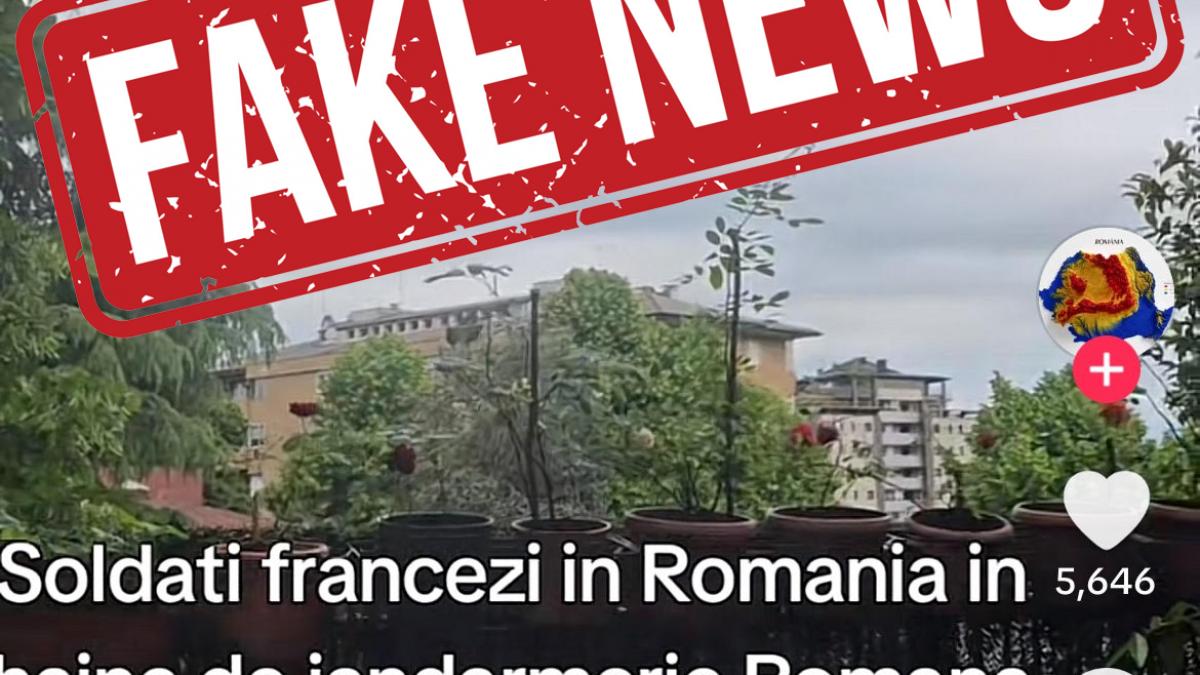 MApN: Încercare de dezinformare pe TikTok cu privire la militarii francezi din România