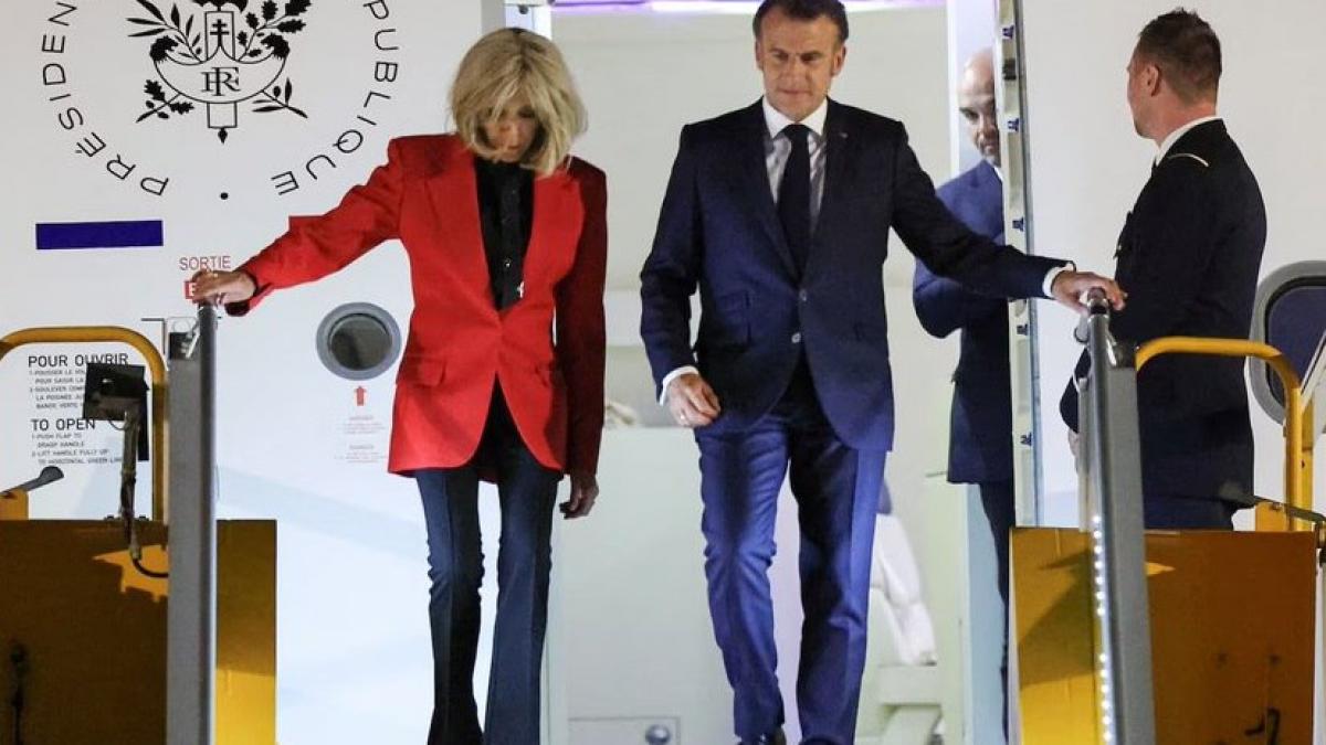 emmanuel macron scena domestica sotie