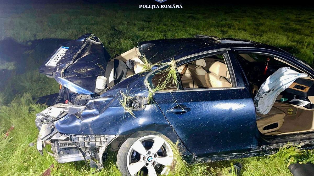 Tragedie rutieră: tânăr mort, după ce șoferul a pierdut controlul volanului