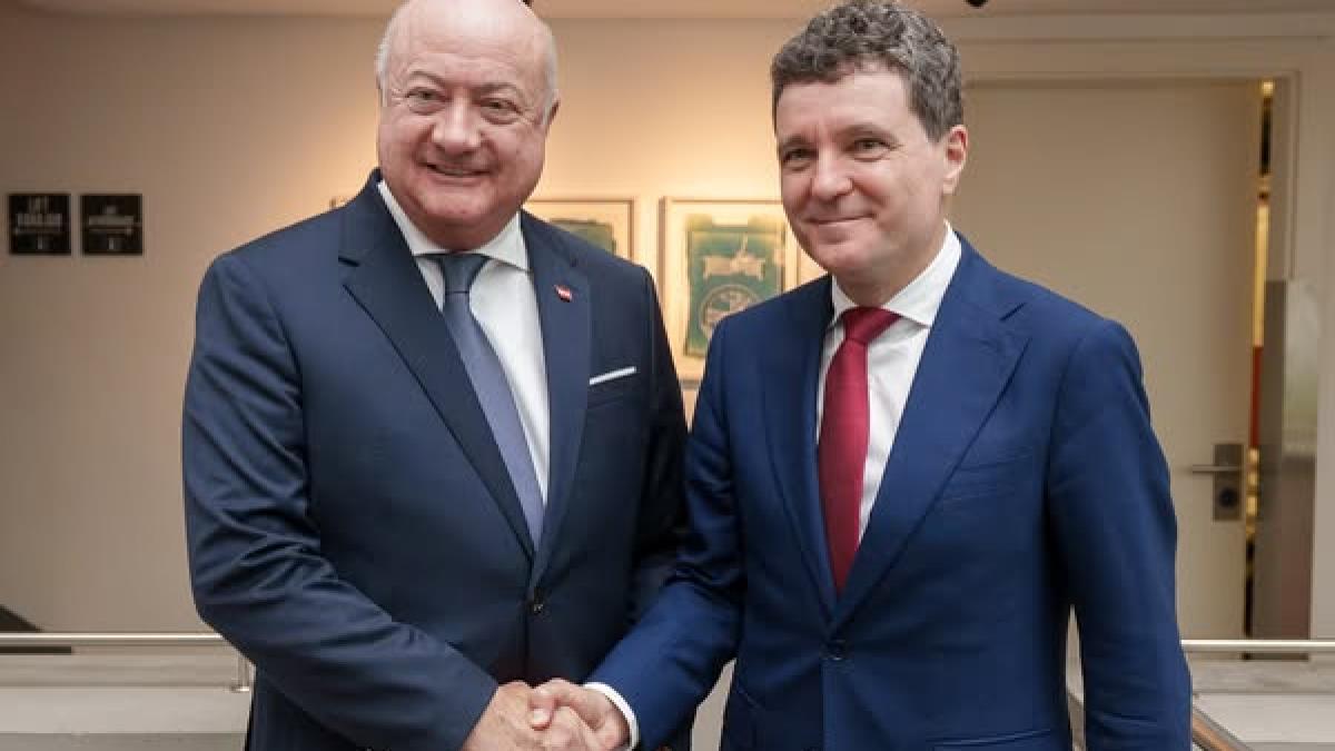 Nicușor Dan a discutat cu cancelarul Austriei despre economie, cooperare și extinderea UE