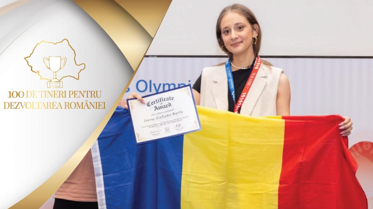 De la 10 pe linie la aur mondial la Olimpiada Internațională de Lingvistică - Ioana Steliana Barbu, în campania „100 de tineri pentru dezvoltarea României”