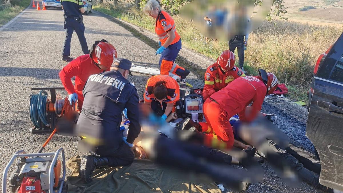 UPDATE Carnagiu la Botoșani! Accident cu 19 victime. Plan ROȘU activat. Trei persoane au decedat