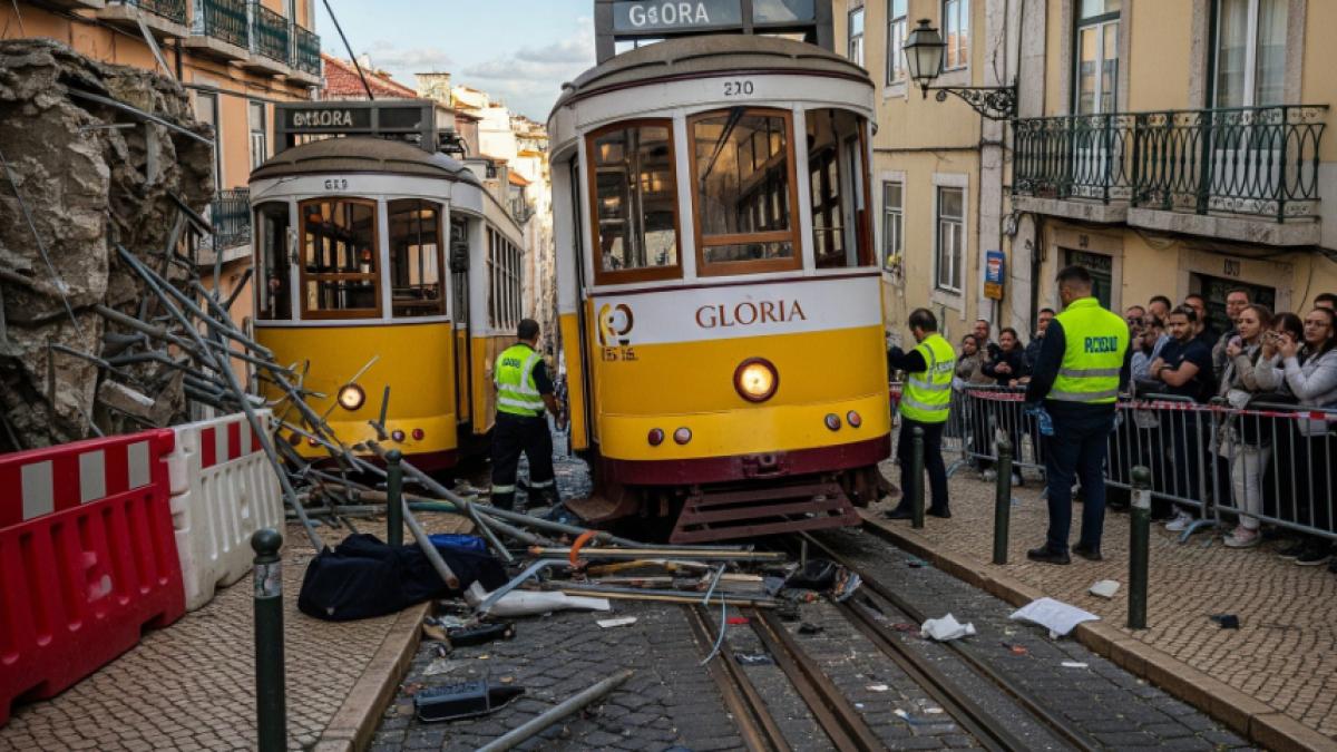 funicularul gloria s a prabusit la lisabona 3 oameni au murit