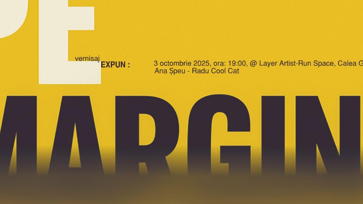 Pe margine. Radu Cool Cat &amp; Ana Șpeu  @ Layer Gallery