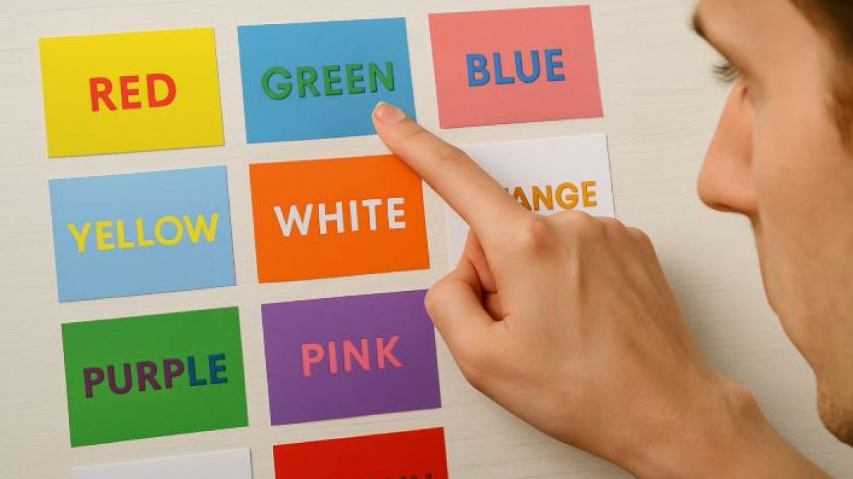 Culori vs. cuvinte: testul simplu care dezvăluie puterea ta de concentrare